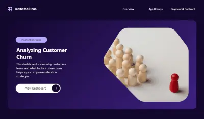 تحليل معدل تسرب العملاء باستخدام Power BI