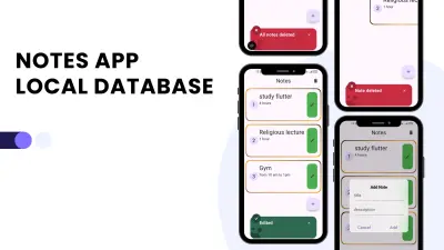 تطبيق الملاحظات (Notes App) باستخدام Flutter + SQLite