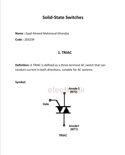 بحث عن Solid state switches