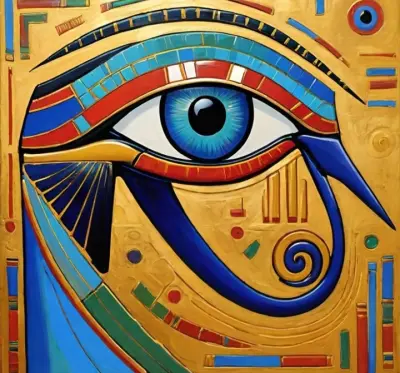 غلاف لكتاب يتحدث عن جمال الرسومات الفرعونية