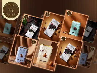 بوستات سوشيال ميديا لبراند شوكولاتة