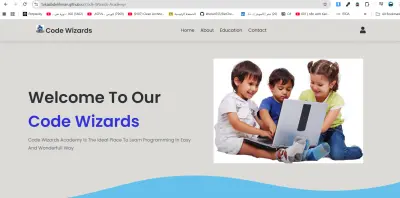 انشاء موقع باستخدام html , css , javascript, boostra[