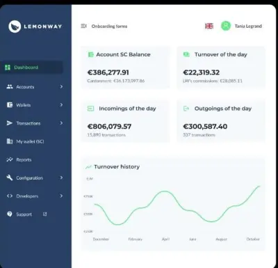 Financial Dashboard – Daily Transactions Overview