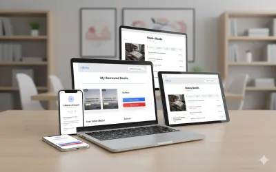 تطوير نظام مكتبة إلكتروني باستخدام Laravel وPostgreSQL