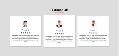 تصميم صفحة هبوط Testimonials Landing page