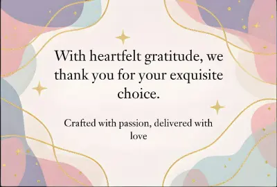 Thank You Card Design (Front & Back) – Stainless Accessories Brand