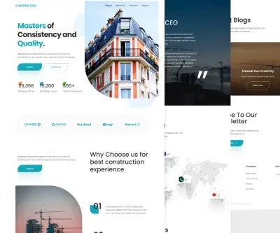 Construction Landing Page