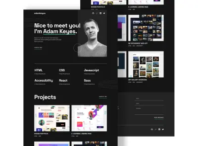 Single-Page Developer Portfolio