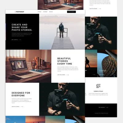 Photosnap Multi-Page Website