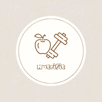 تصميم شعار لحساب تغذية للرياضيين