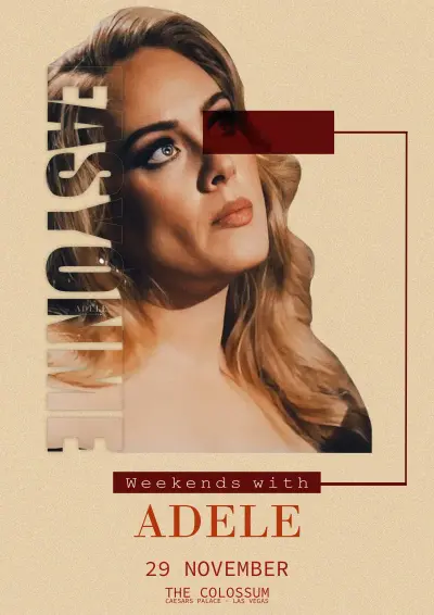 posters, event poster for Adele