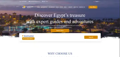 مشروع Travel_Egypt_Vacation (منصة سياحة وباقات سفر للأجانب)