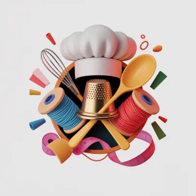 انا كنت عايزة اعمل لوجو لي Facebook page عن الخياطو و الطبخ