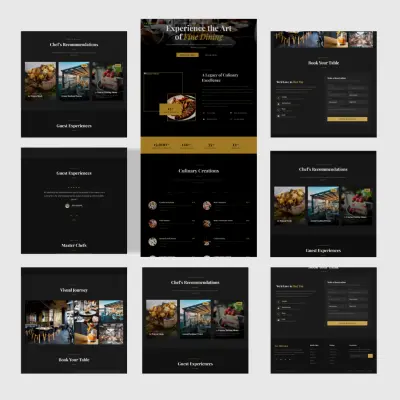 La Maison – تجربة مطعم فاخر على الإنترنت مع نظام حجز ذكي