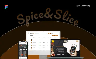 تصميم موقع الكتروني و تطبيق موبايل ولوحة تحكم "Spice&Slice" مطعم لتقديم الوجبات والمشروبات
