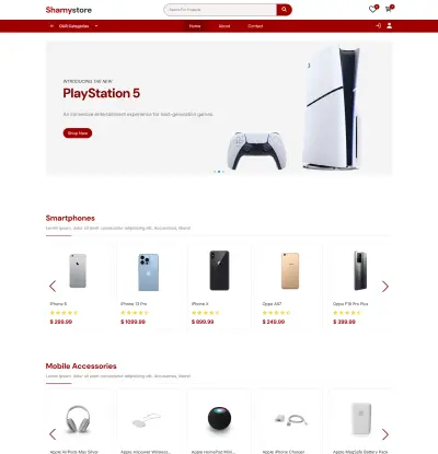 ShamyStore | E-commerce