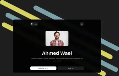 مشروع AW File portfolio لعرض المشاريع والمهارات