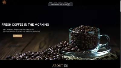 تصميم وتطوير متجر قهوة احترافي بتقنيات حديثة