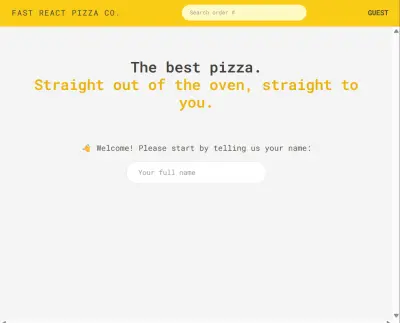pizza ordering application