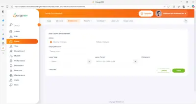 Manual Testing on Orange.hrm