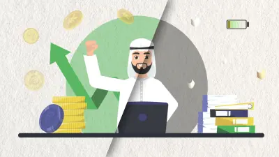 فيديو موشن جرافيك لإدارة المحافظ الاستثمارية