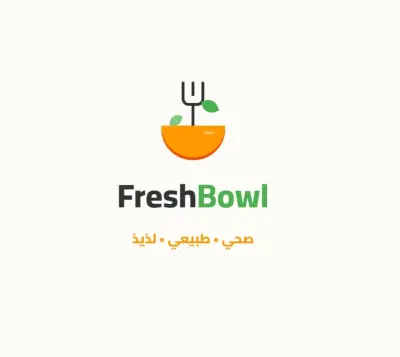 تصميم شعار هوية بصرية لمطعم أكل صحي - FreshBowl/ تصميم شعار "FreshBite" - هوية بصرية لمشروع أكل صحي