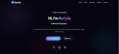 صورة العمل الموقع الشخصي ومعرض الأعمال المتكامل (Personal Portfolio)