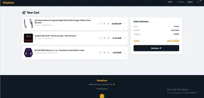 ShopZone موقع تجاره الكترونيه