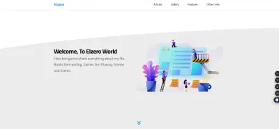 الزيرو صفحة هبوط احترافية انيمشين