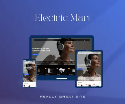 موقع تجارة إلكترونية للأجهزة الإلكترونية