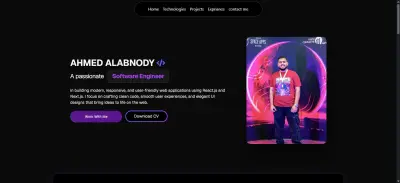 معرض اعمال باستخدام Next.js