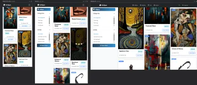 تطوير منصة ArtSync لعرض وإدارة الأعمال الفنية باستخدام JavaScript