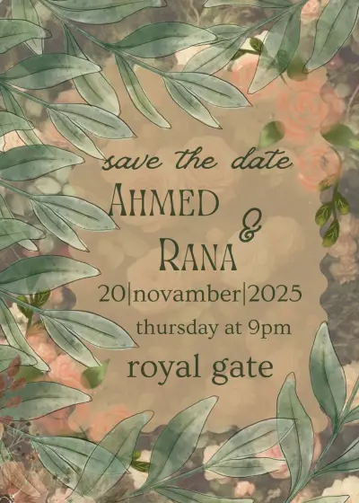 تصميم دعوات