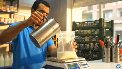 مشروع فيديو اعلاني لمحل البان الخير عن توفر اللبن"الحليب" يوميا بالذكاء الاصطناعي