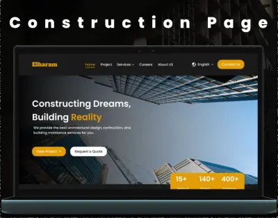 تصميم مواقع حديثة بسرعة، سهولة، وتجربة مستخدم ممتازة