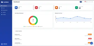 Car Maintenance Management System – Web Application