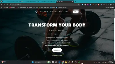 Fitness & Gym Coaching Website Developer