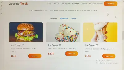 واجهة موقع احترافيةResponsive Landing Page  HTML5 – CSS3 – Bootstrap-JavaScript