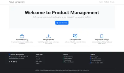 لوحة تحكم متكاملة لإدارة المنتجات والمخازن سهلة الاستخدام