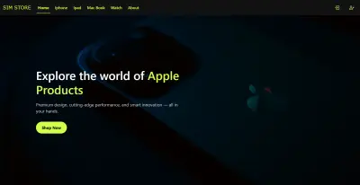 SIM Store – Full-Stack E-commerce Website