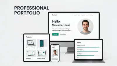 إنشاء Portfolio احترافي لعرض أعمالك بأسلوب جذّاب يناسب مجالك