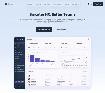 تصميم Landing Page احترافية