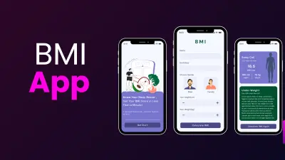تطبيق حساب مؤشر كتلة الجسم (BMI App)