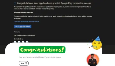 صورة العمل تنفيذ اختبار مغلق لتطبيق Android على Google Play Console