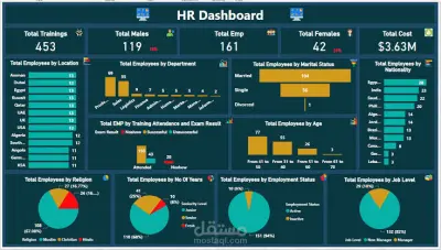 تحليل بينات بى powerbi وتنظيف الداتا وعمل داش بورد و visualization