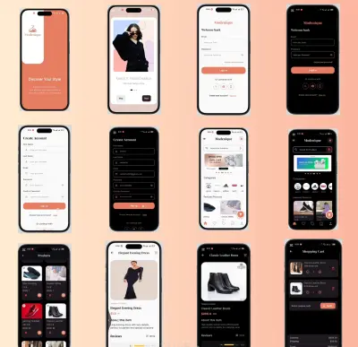 Modenique e-commerce Mobile Application