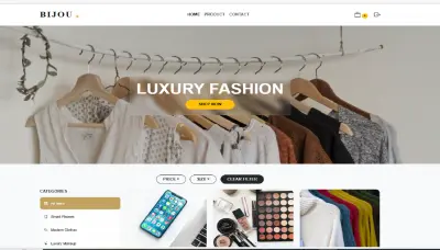 تصميم متجر إلكتروني احترافي وعصري (E-commerce)