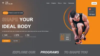 TheFitClub - موقع مخصص للرياضيين