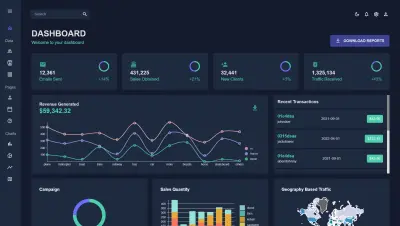 Admin Dashboard - لوحة تحكم متكاملة