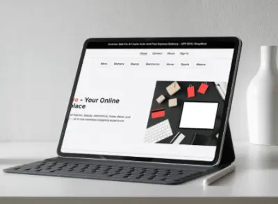 بناء متجر إلكتروني باستخدام React وTailwind CSS وHTML